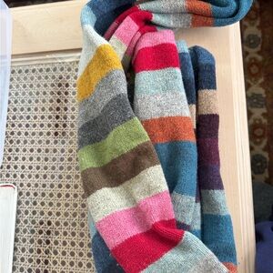 Anthropologie Colorful Striped Scarf